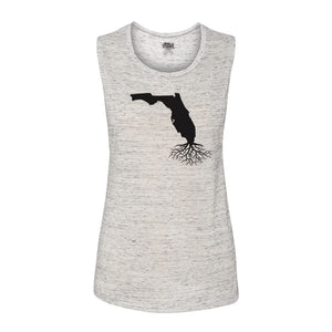 WYR Shirts Light Marble / M Florida Women's Muscle Tank