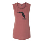 WYR Shirts Mauve / S Florida Women's Muscle Tank
