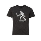 WYR Shirts XS / Charcoal w/ Sasquatch Axe Sasquatch AXE Youth Crewneck Tee