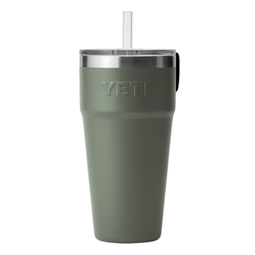 Yeti Rambler 26 oz Camp Green Limited Edition Stackable Cup with Straw –  Russell's Western Wear, Inc