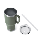 YETI Drinkware Yeti Rambler 35 oz Camp Green Limited Edition Straw Mug