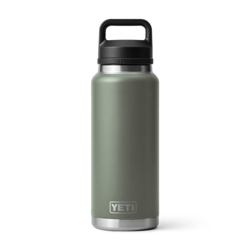 Yeti Rambler 36 oz Camp Green Limited Edition Chug Cap Water Bottle
