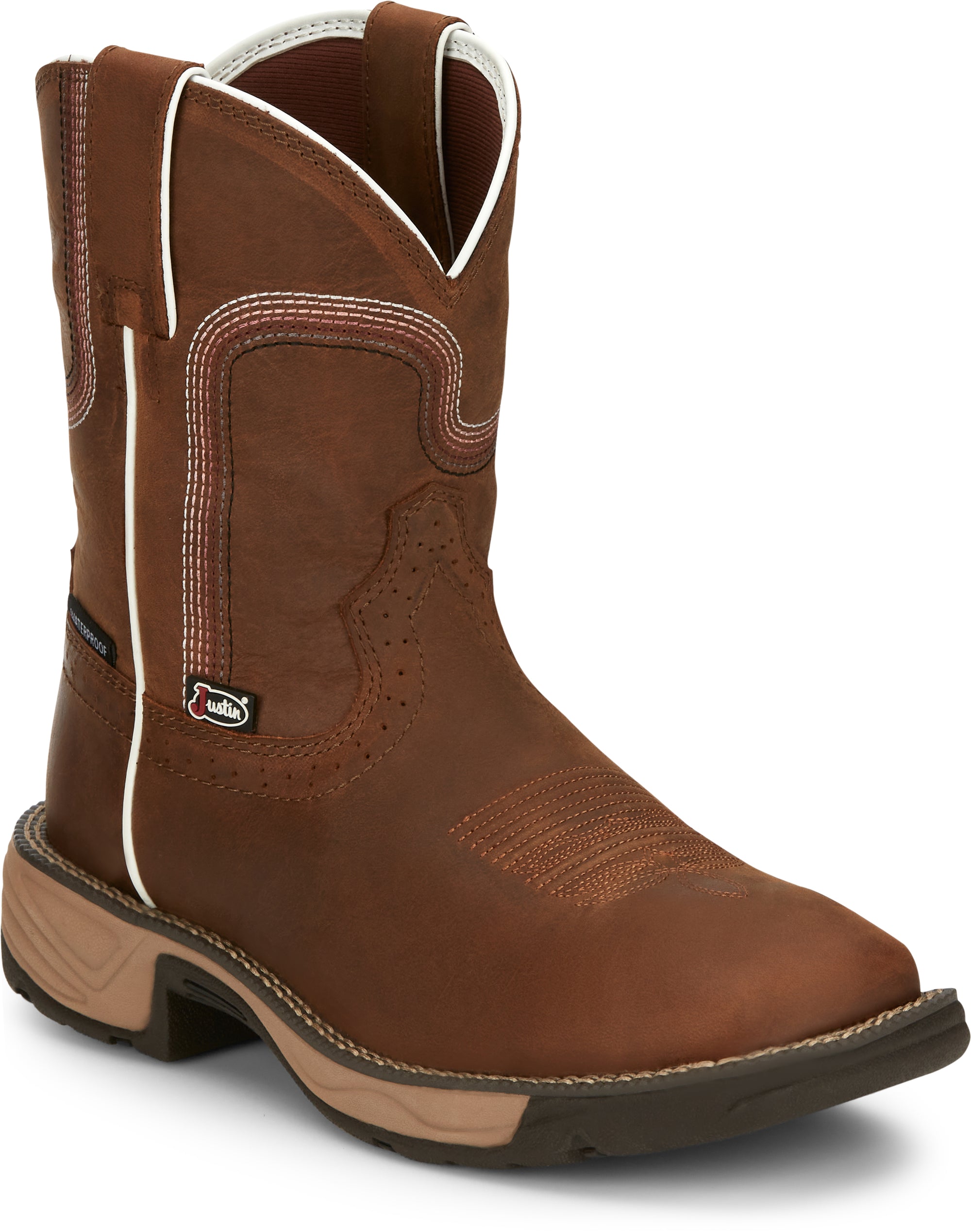 Justin Women's Stampede Rush Waterproof Composite Work Boots SE4359