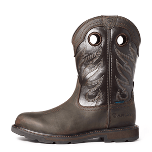 ARIAT INTERNATIONAL, INC. Boots Ariat Men's Groundwork Dark Brown Waterproof Work Boots 10035965