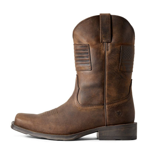 ARIAT INTERNATIONAL, INC. Boots Ariat Men's Rambler Patriot Distressed Brown Western Boots 10029692