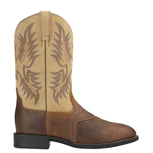 ARIAT INTERNATIONAL, INC. Boots Ariat Men's Tumbled Brown Heritage Stockman Western Boots 10002247