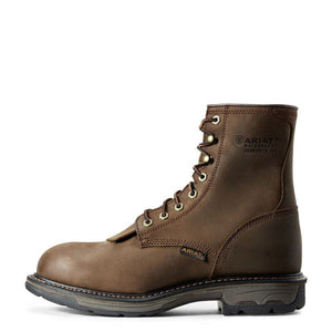 ARIAT INTERNATIONAL, INC. Boots Ariat Men's WorkHog Oily Distressed Brown Waterproof Composite Toe Work Boots 10011943
