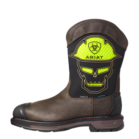 ARIAT INTERNATIONAL, INC. Boots Ariat Men's WorkHog XT VentTEK Iron Coffee Bold Waterproof Carbon Toe Work Boots 10035881