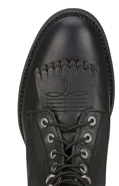 Ariat Women's Heritage Lacer II Black Deertan Western Boots