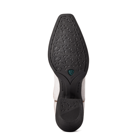 ARIAT INTERNATIONAL, INC. Boots Ariat Women's Goldie Distressed White Western Booties 10033887