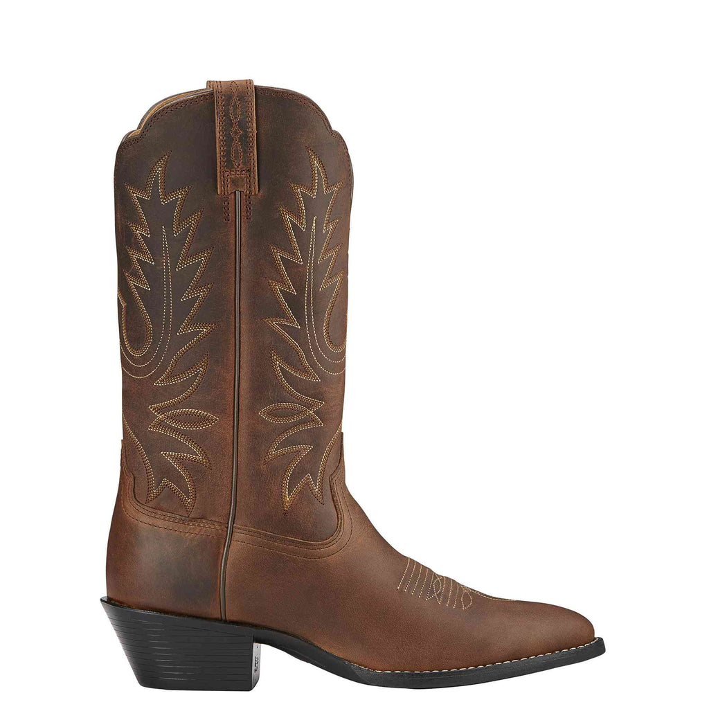 Ariat Women's Heritage Distressed Brown Western Cowgirl Boots