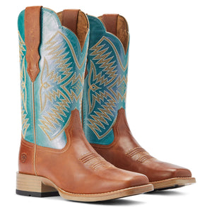 ARIAT INTERNATIONAL, INC. Boots Ariat Women's Odessa Almond Roca Stretch Fit Western Boots 10042387