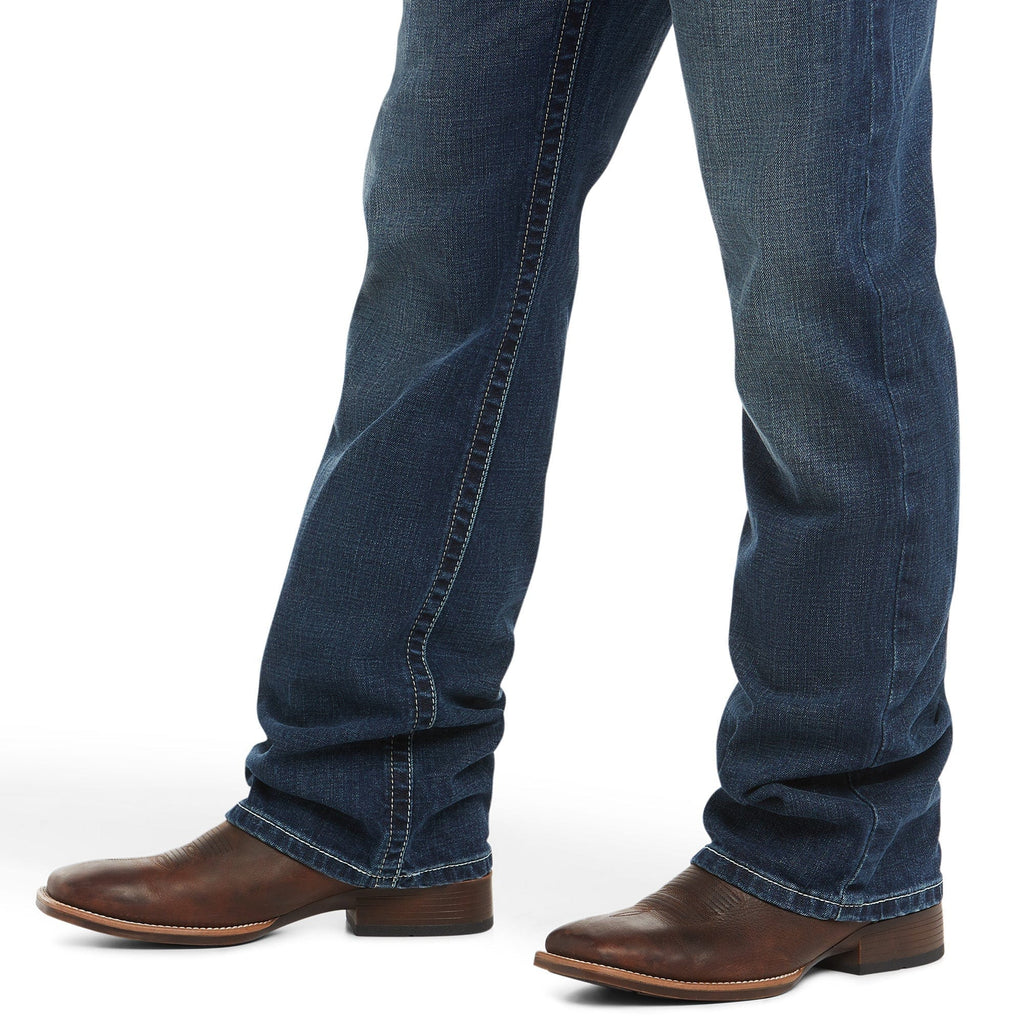 ARIAT INTERNATIONAL, INC. Jeans Ariat Men's M4 Turnout Low rise Stretch Adkins Boot Cut Jeans 10021767
