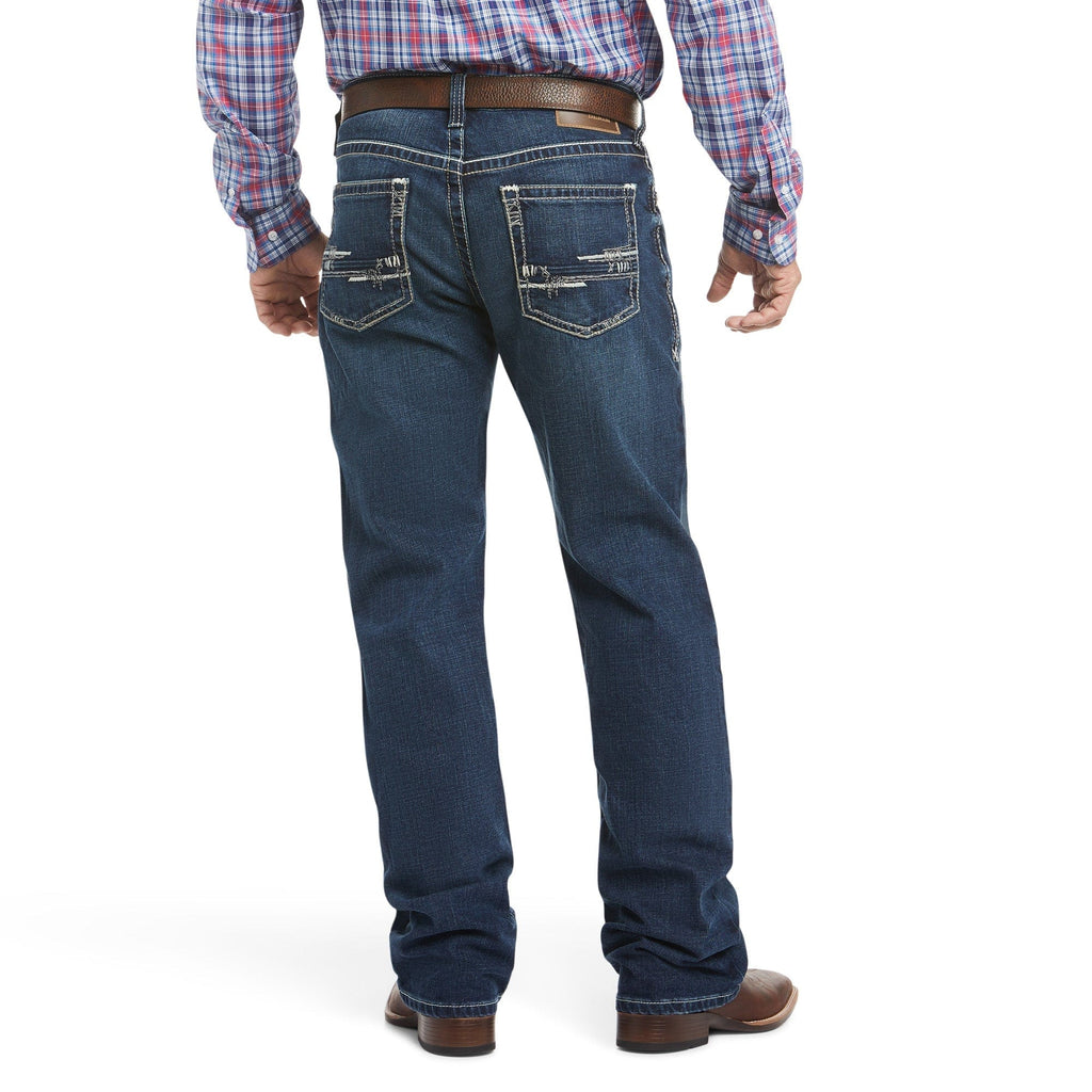 ARIAT INTERNATIONAL, INC. Jeans Ariat Men's M4 Turnout Low rise Stretch Adkins Boot Cut Jeans 10021767