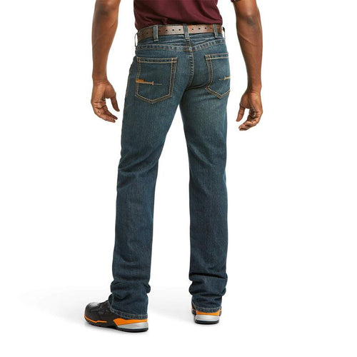 ARIAT INTERNATIONAL, INC. Jeans Ariat Men's Rebar M5 Straight DuraStretch Edge Stackable Straight Leg Jean 10016222