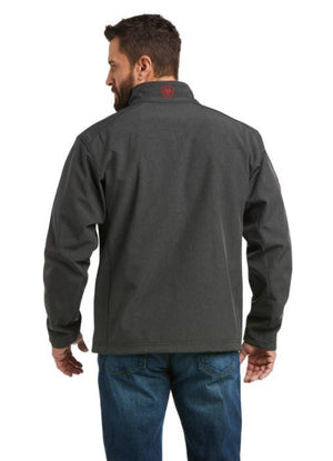ARIAT INTERNATIONAL, INC. Outerwear Ariat Men's Grey Logo 2.0 Softshell Jacket - 10037364