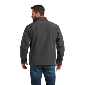 ARIAT INTERNATIONAL, INC. Outerwear Ariat Men's Logo 2.0 Charcoal Americana Softshell Jacket 10041616
