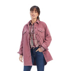 ARIAT INTERNATIONAL, INC. Outerwear Ariat Women's On the Run Nostalgia Rose Shacket Shirt Jacket 10041662