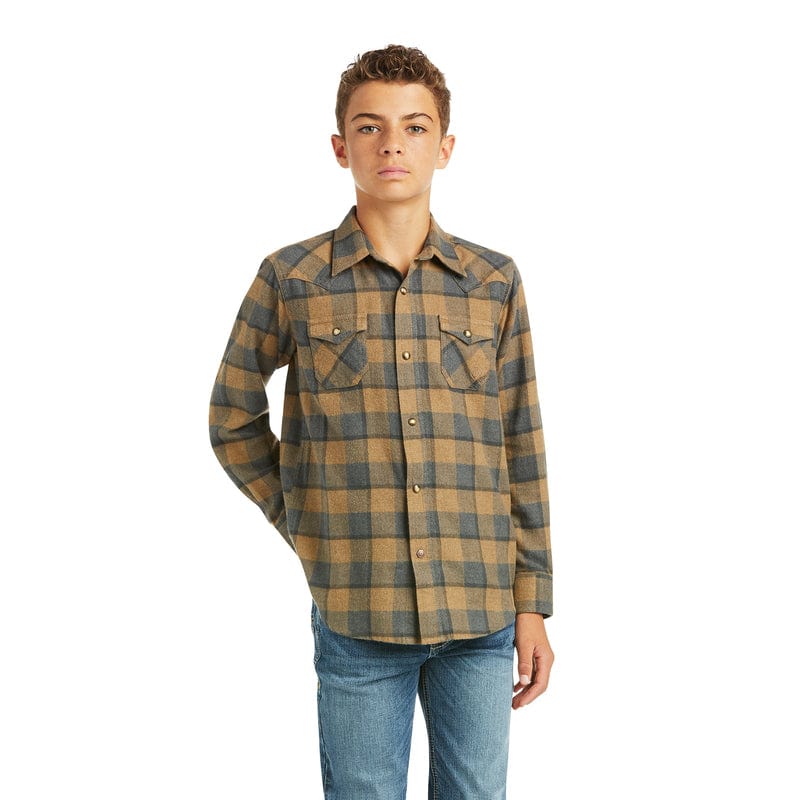 ARIAT INTERNATIONAL, INC. Shirts Ariat Boys Hartford Boardwalk Retro Fit Shirt 10037355