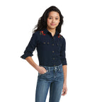 ARIAT INTERNATIONAL, INC. Shirts Ariat Girls REAL California Gold Shirt 10038141
