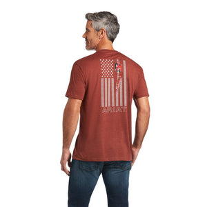 ARIAT INTERNATIONAL, INC. Shirts Ariat Men's Rust Heather Farm T-Shirt 10039931