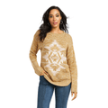 ARIAT INTERNATIONAL, INC. Shirts Ariat Women's Weekend Warrior First Date Dijon Sweater - 10037744