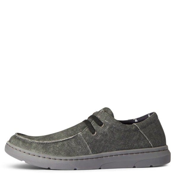 ARIAT INTERNATIONAL, INC. SHOES Ariat Men's Charcoal Canvas Hilo Stretch Shoes 10038391