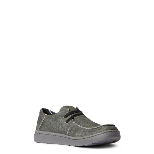 ARIAT INTERNATIONAL, INC. SHOES Ariat Men's Charcoal Canvas Hilo Stretch Shoes 10038391