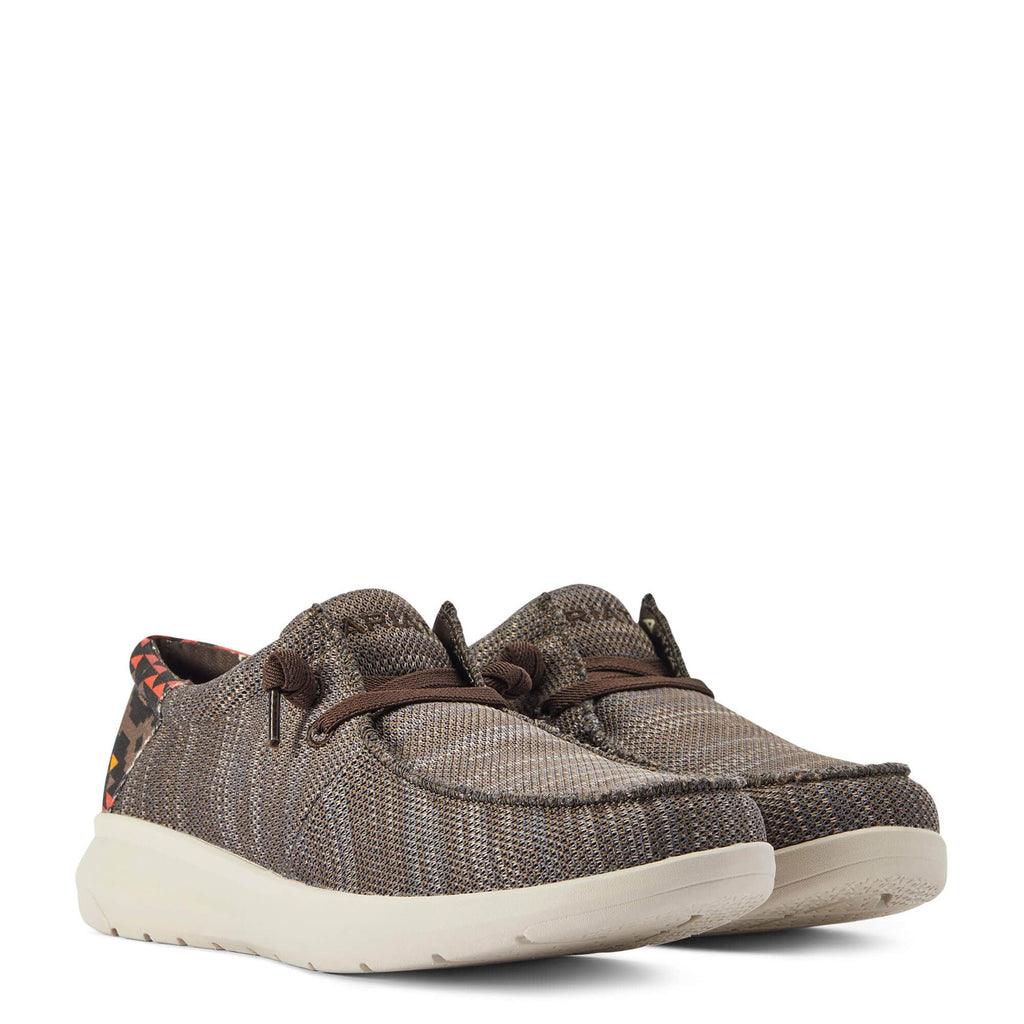 ARIAT INTERNATIONAL, INC. Shoes Ariat Men's Hilo Heathered Brown Stretch Lace Shoes 10042507