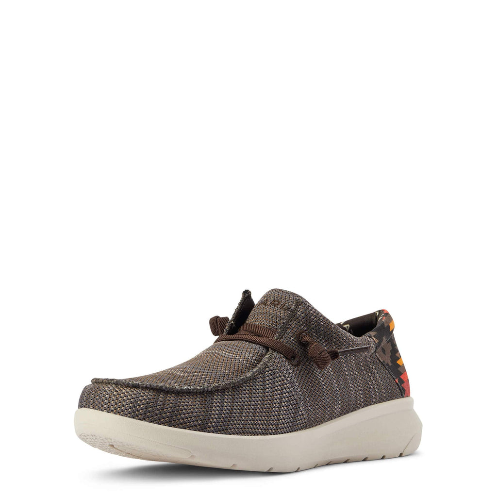 ARIAT INTERNATIONAL, INC. Shoes Ariat Men's Hilo Heathered Brown Stretch Lace Shoes 10042507