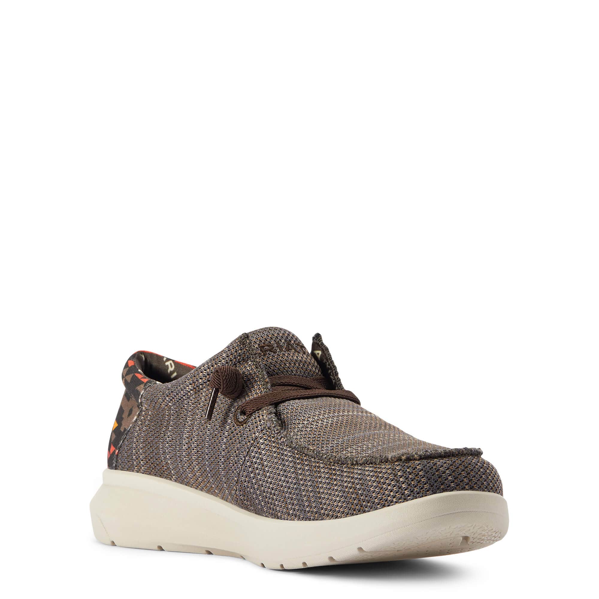 ARIAT INTERNATIONAL, INC. Shoes Ariat Men's Hilo Heathered Brown Stretch Lace Shoes 10042507