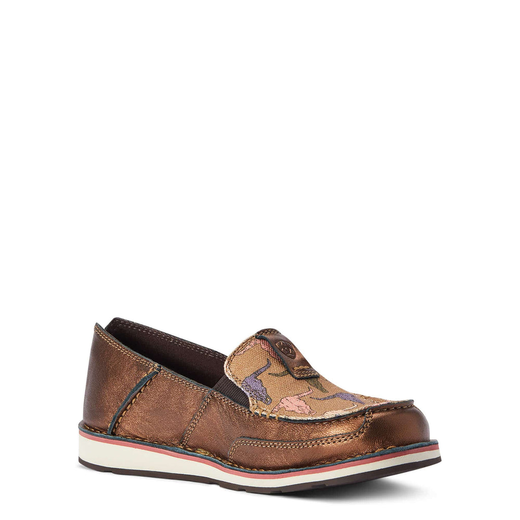 ARIAT INTERNATIONAL, INC. Shoes Ariat Women's Cruiser Metallic Bronze/Pink Steerhead Shoes 10042524