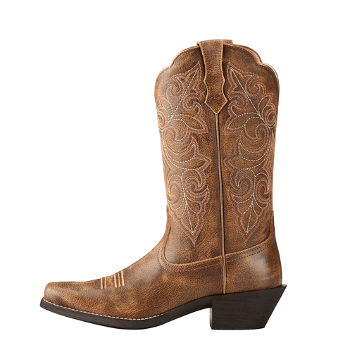 Ariat Women's Round Up Vintage Bomber Square Toe Western Boots
