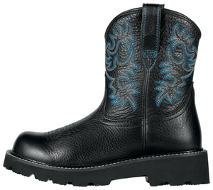 ARIAT Ladies - Boots - Western - Basic Ariat Women's Fatbaby Black Deertan Western Boot 10000833