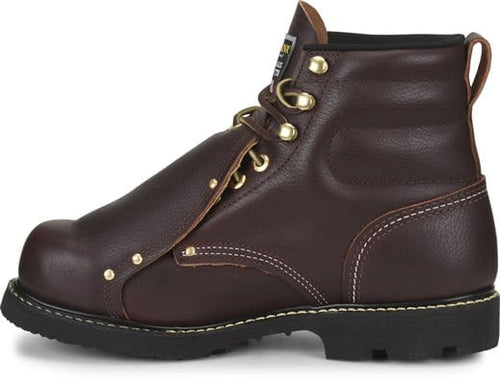 Carolina Steel Toe External Metguard EH Work Boot 505 Mens Sz 6 D Brown CAROLINA SHOE 505 8-Inch Steel Toe Protection Tongue Work  main image 4