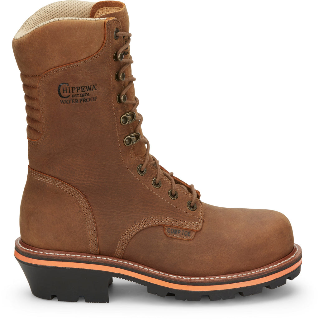Chippewa Boots Chippewa Men's Thunderstruck 10" Nano Composite Toe Work Boots TH1030