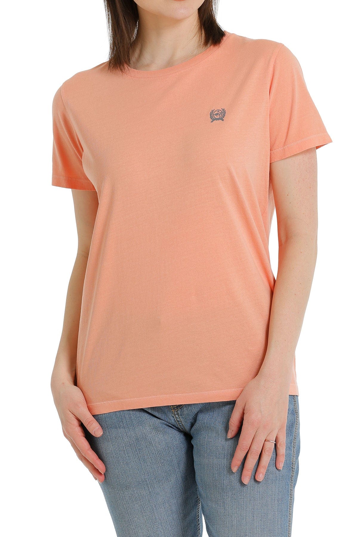 CINCH Shirts Cinch Women's  Rodeo Brand Coral Tee MSK7901001