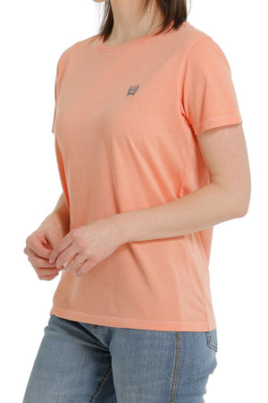 CINCH Shirts Cinch Women's  Rodeo Brand Coral Tee MSK7901001