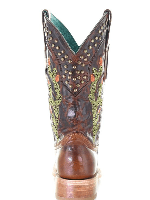 CORRAL BOOTS Boots Corral Women's Brown Cactus Embroidered Boots A4060