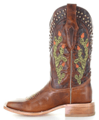 CORRAL BOOTS Boots Corral Women's Brown Cactus Embroidered Boots A4060