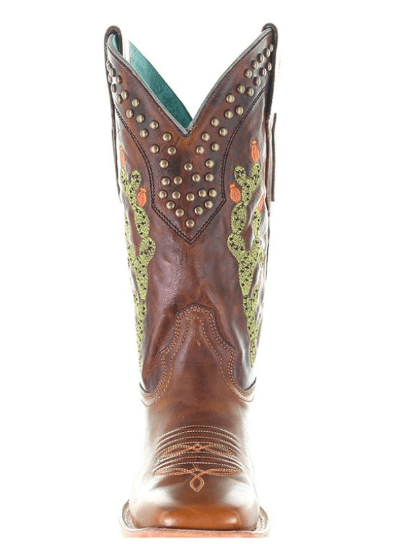 CORRAL BOOTS Boots Corral Women's Brown Cactus Embroidered Boots A4060