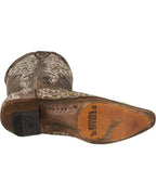 CORRAL BOOTS Boots Corral Women's Brown Embroidery Snip Toe Cowgirl Boots - A1094