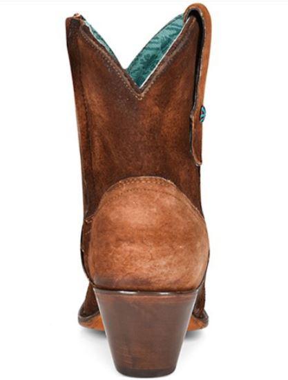 Corral Women's Brown Lamb Snip Toe Ankle Booties A4171 – Russell's