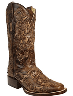 CORRAL BOOTS Boots Corral Women's Embroidered Stud Inlay Western Fashion Boots A3326