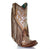 CORRAL BOOTS Boots Corral Women's Embroidery & Fringe Brown Snip Toe Western boots - C3766