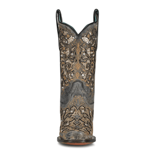 CORRAL BOOTS Boots Corral Women's Glitter Inlay & Embroidery Western Boots A4244