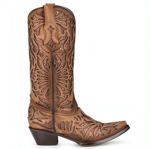CORRAL BOOTS Boots Corral Women's Shedron Inlay Brown Western Boots C3813