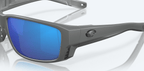 COSTA DEL MAR Sunglasses Gray / Blue Mirror Costa Del Mar Tuna Alley Pro Gray Frame/Blue Mirror Lens Sunglasses