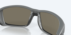 COSTA DEL MAR Sunglasses Gray / Blue Mirror Costa Del Mar Tuna Alley Pro Gray Frame/Blue Mirror Lens Sunglasses