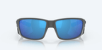 COSTA DEL MAR Sunglasses Gray / Blue Mirror Costa Del Mar Tuna Alley Pro Gray Frame/Blue Mirror Lens Sunglasses